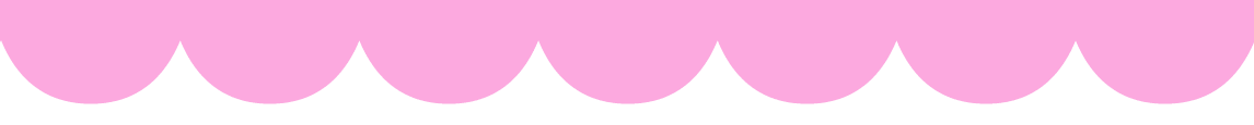 pink scalloped marquee